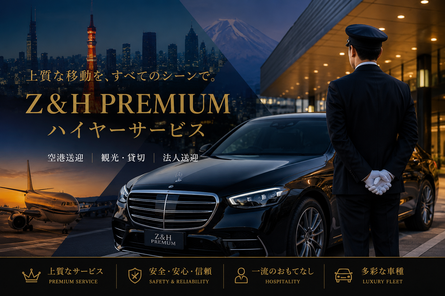 ZH Premium ハイヤーサービス